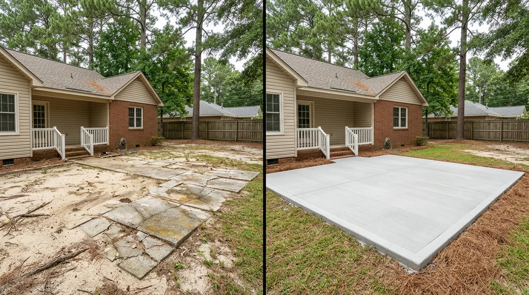 Stamped Concrete Patio Ideas for Fayetteville Backyards
