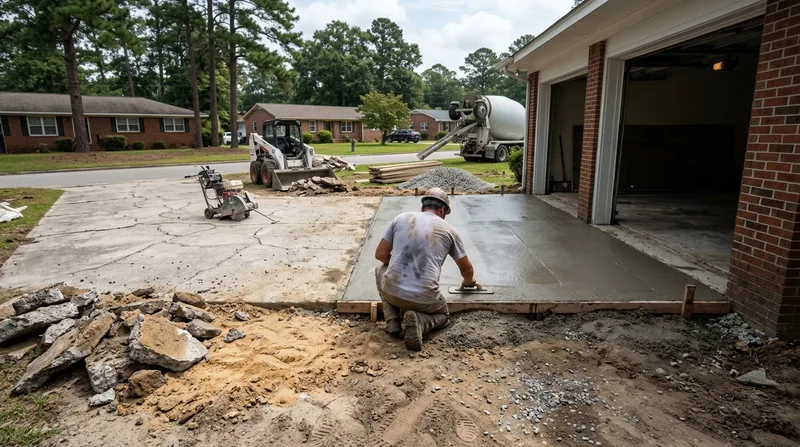 Concrete Removal & Replacement Fayetteville