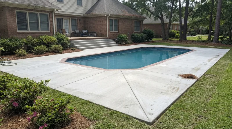 Concrete Pool Decks Fayetteville
